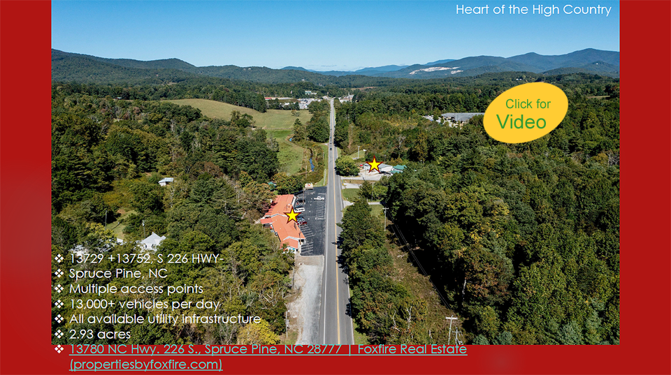 Gem Mountain commercial real estate in Spruce Pine, NC